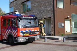 Brand in appartement in Enkhuizen