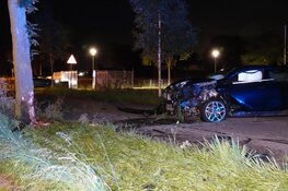 Auto total loss bij eenzijdig ongeval in Oosterblokker