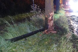 Auto total loss bij eenzijdig ongeval in Oosterblokker