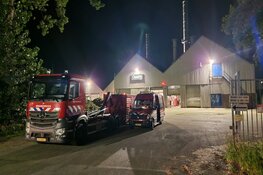 Opnieuw brand bij grasdrogerij Hartog in Lambertschaag, brandweer urenlang bezig