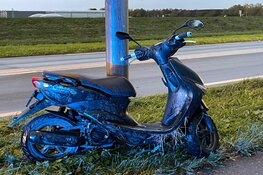 Scooterrijder gewond bij ongeval langs N505