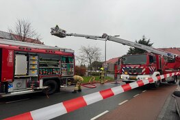 Brand op zolder van woning in Hoorn