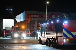 Flinke rookontwikkeling na brand bij Bo-rent in Hoorn