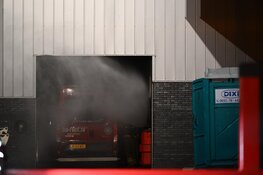 Flinke rookontwikkeling na brand bij Bo-rent in Hoorn