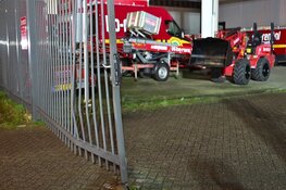 Flinke rookontwikkeling na brand bij Bo-rent in Hoorn