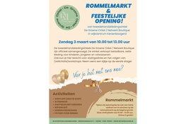 Rommelmarkt en feestelijke opening in wijkcentrum Kersenboogerd