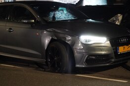 Auto over de kop bij ongeval in Grootebroek