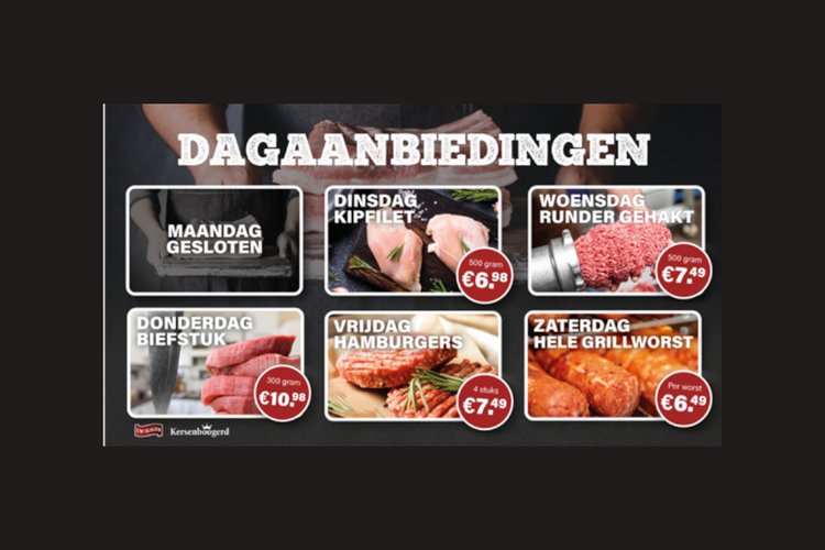 Dagaanbiedingen Uw Slager Kersenboogerd