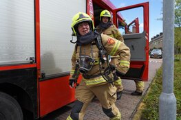 Kleine schuurbrand in Enkhuizen