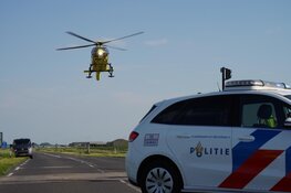 Traumahelikopter rukt uit voor aanrijding Opperdoes