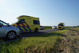 Traumahelikopter rukt uit voor aanrijding Opperdoes