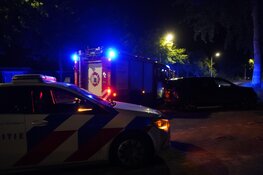 Oranje gloed blijkt brand in kas te Enkhuizen