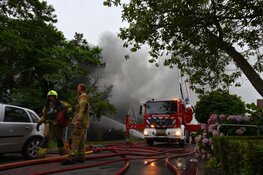 Flinke brand in opslagloods in Hem