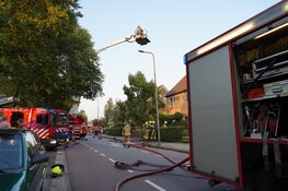 Rijtjeswoning in Wervershoof volledig uitgebrand