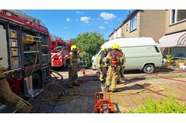 Brand in woning Oostwoud
