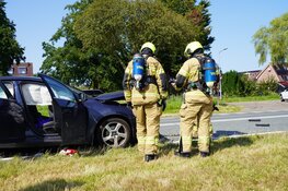 Kettingbotsing met veel schade op N506
