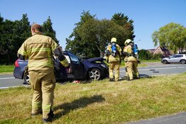 Kettingbotsing met veel schade op N506