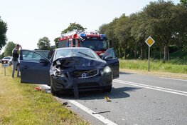 Kettingbotsing met veel schade op N506