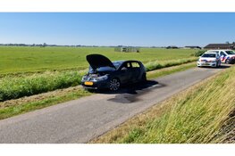 Overval in Opmeer, vluchtauto uitgebrand in Midwoud