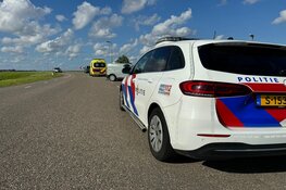Bromfietser naar ziekenhuis na botsing in Wervershoof