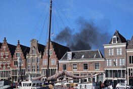 Brand in Grashaven in Hoorn