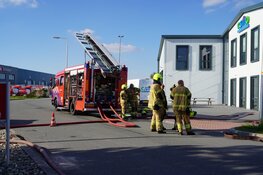 Brand bij meubelmaker in Opmeer