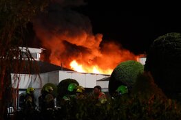 Brand op bungalowpark in Wervershoof