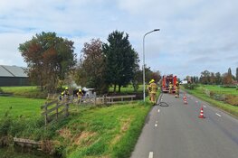 Stroomstoring door brand in stroomhuisje in Hoogwoud