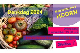 Danken voor ontvangen zegeningen