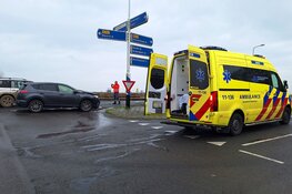 Ongeluk op Provincialeweg in Oudendijk