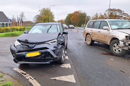 Ongeluk op Provincialeweg in Oudendijk