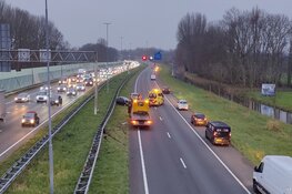 Ongelukken op A7 bij Purmerend, veel vertraging