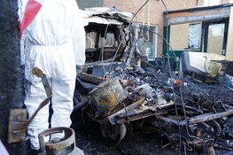 Politie-onderzoek na nachtelijke brand Enkhuizen