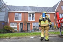 Woningbrand aan de Wierdijk in Zwaag