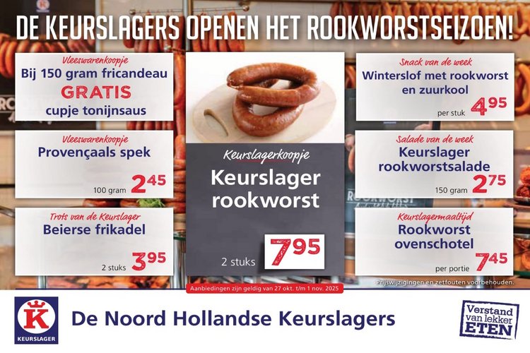 Weekaanbieding bij Ruiter Keurslager