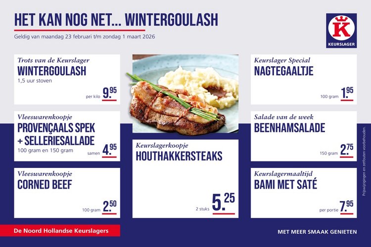 Weekaanbieding bij Ruiter Keurslager