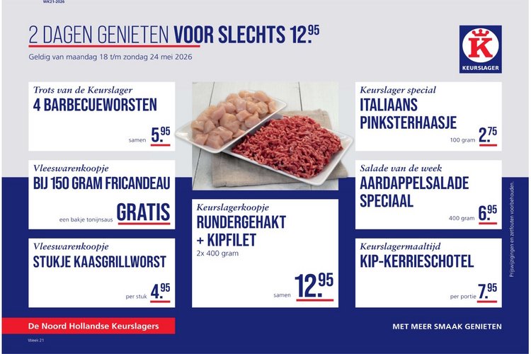 Weekaanbieding bij Ruiter Keurslager