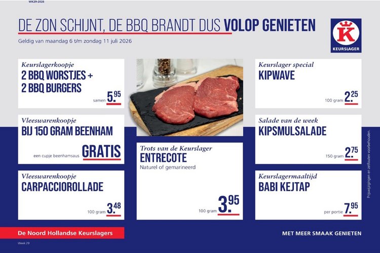 Weekaanbieding bij Ruiter Keurslager