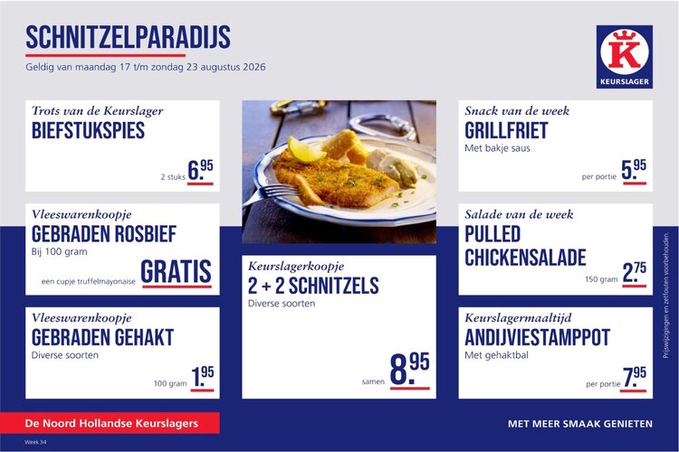 Weekaanbieding bij Ruiter Keurslager