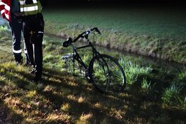 Fiets te water in Grootebroek, blijkt loos alarm