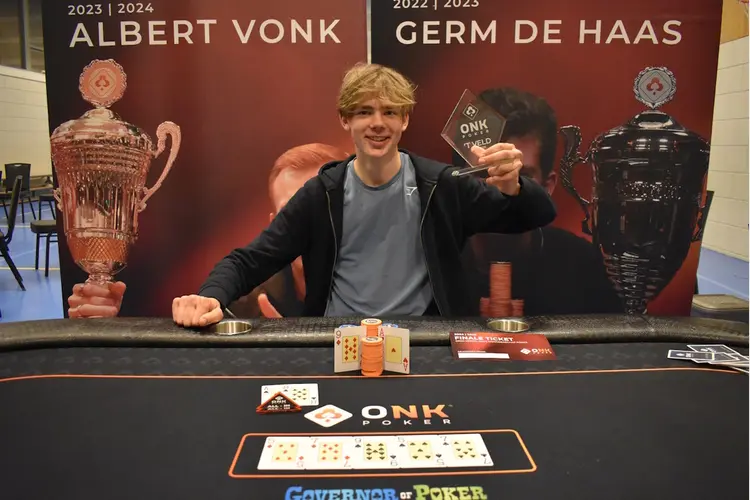 Sigge van der Veek uit Burgerbrug kwalificeert zich voor finale ONK Poker!