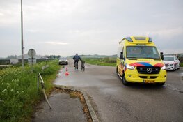 Kermisvierder komt met fiets ten val en raakt gewond