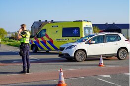 Fietser gewond na aanrijding met auto