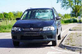Fietser gewond na aanrijding met auto in Venhuizen