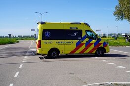Fietser gewond na aanrijding met auto in Venhuizen