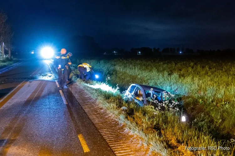 Lege auto aangetroffen in sloot Nibbixwoud
