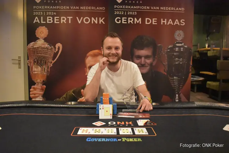 Sytse Vriend uit Bovenkarspel kwalificeert zich voor finale ONK Poker!
