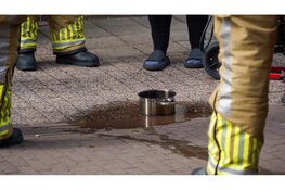 Pan vliegt in brand op fornuis