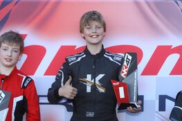 Karttalent Reno Rolink pakt twee bekers tijdens NK in Strijen!