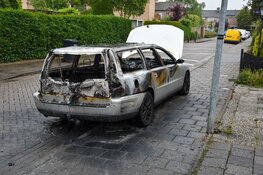 Auto brand uit in Berkhout